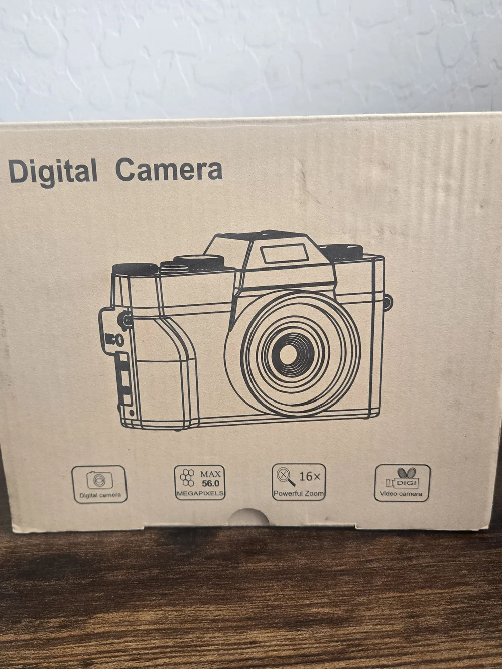 iShare Black 4K Digital Camera with Macro Lens